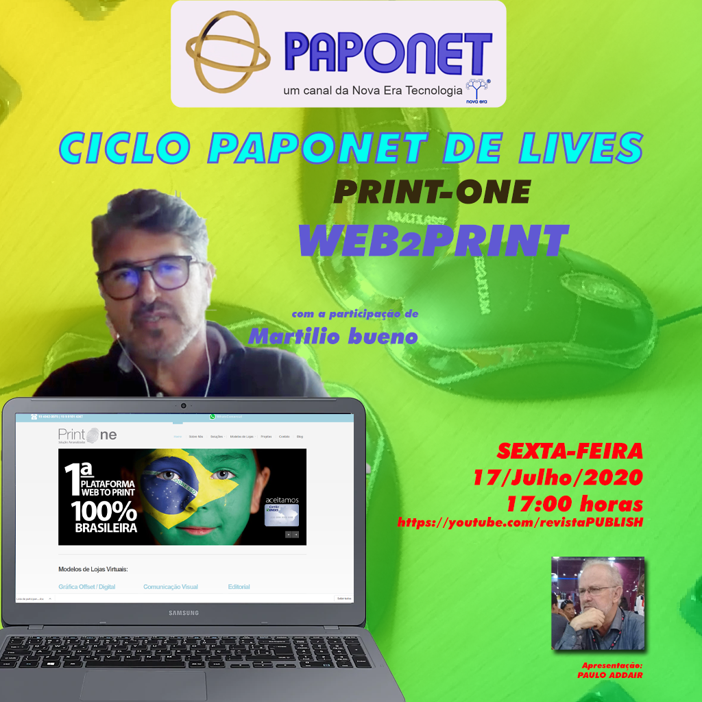 Ciclo de LIVES PAPONET – Web2Print – Print-One