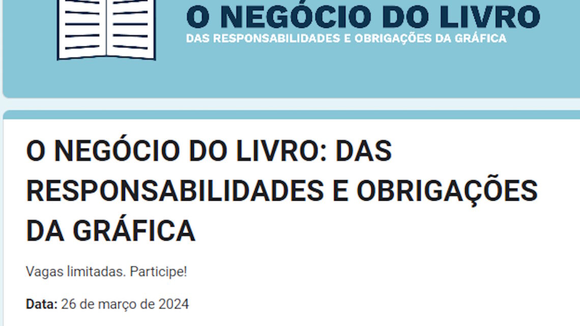 Abigraf Regional São Paulo anuncia curso  “O negócio do livro: das responsabilidades e obrigações da gráfica”